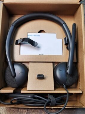 Dell Pro Wired Headset WH3024 USB-C AI Noise Cancelling Mic DWW DP/N Open Box